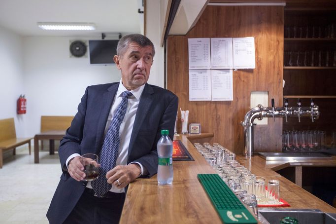 Andrej Babiš, politická předvolební kampaň, Hnutí ANO 2011, Rakovník, 12. 10. 2017