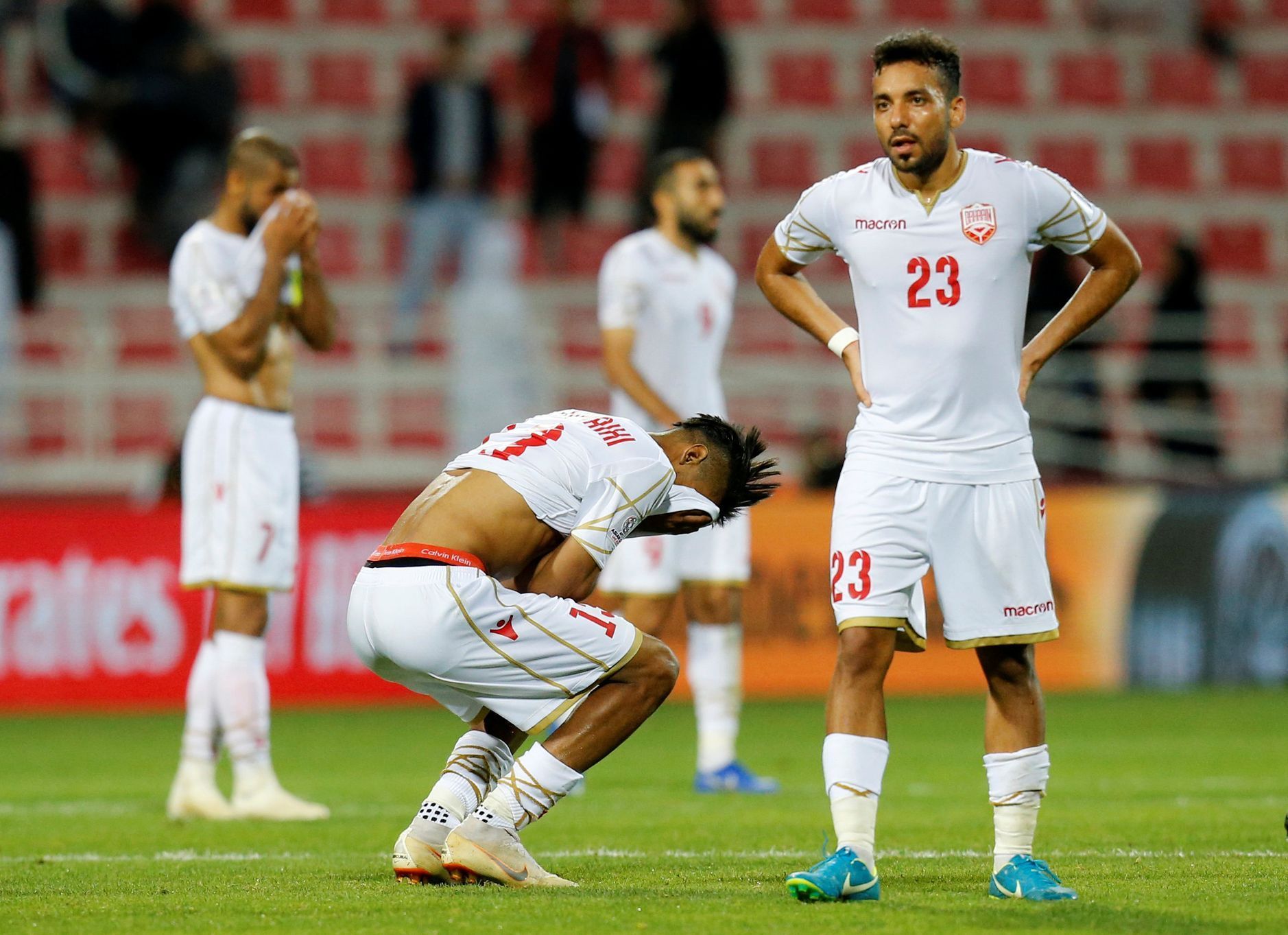 Mistrovství Asie ve fotbalu 2019, osmifinále Jižní Korea - Bahrajn: Zklamaní fotbalisté Bahrajnu