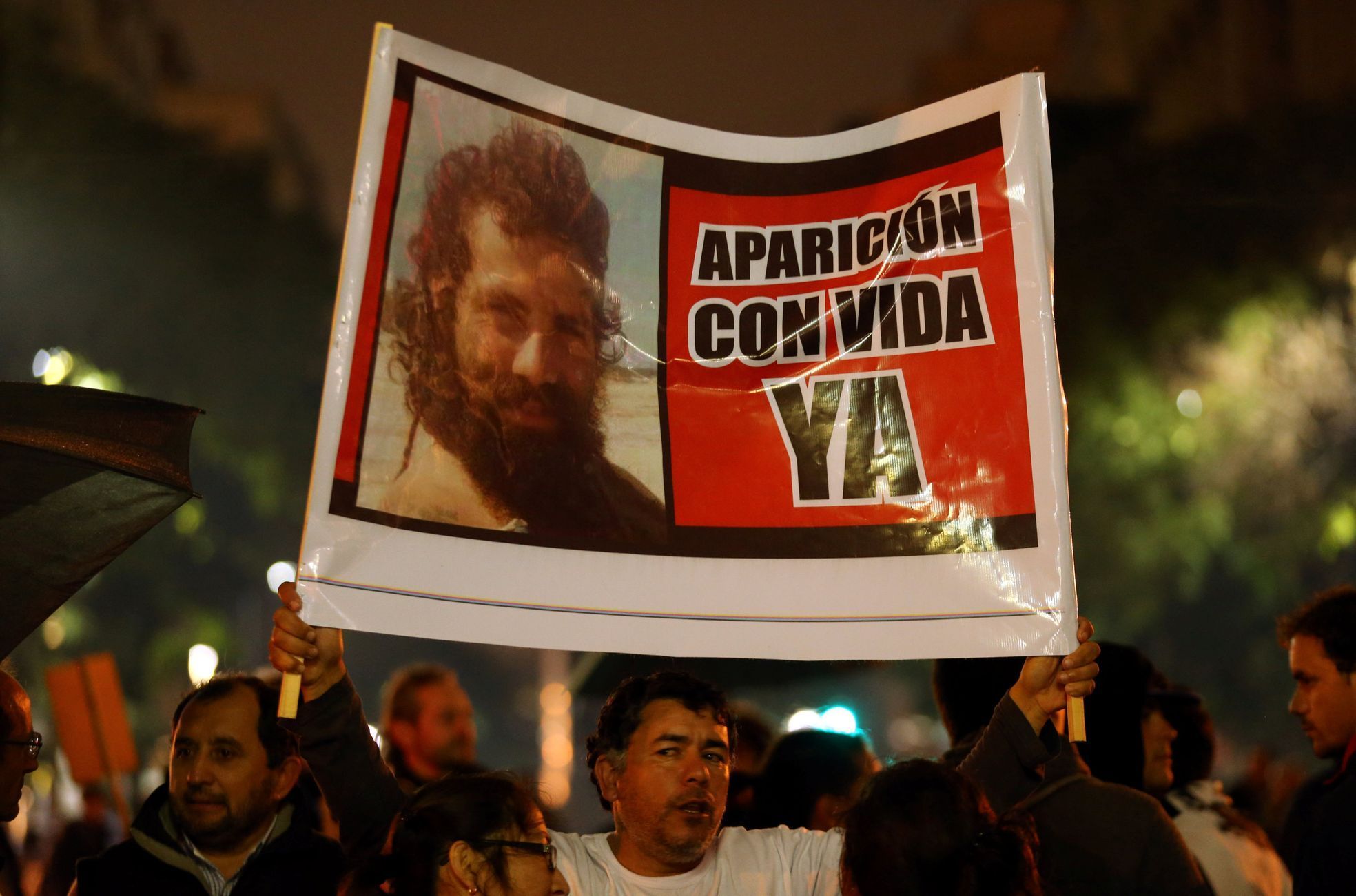 Argentina, demonstrace kvůli ztracenému aktivistovi