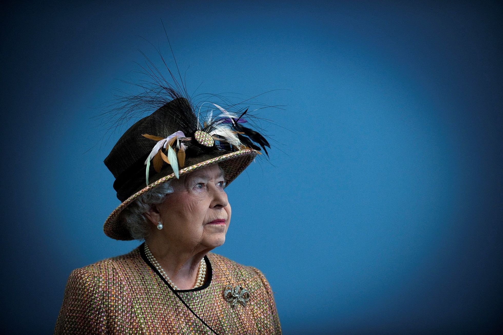 FILE PHOTO: Britain's Queen Elizabeth views the interior of the refurbished East Wing of Somerset House at King's College in London