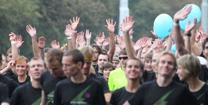 Běžecké závody We Run Prague na 10 km z pražského Podolí.