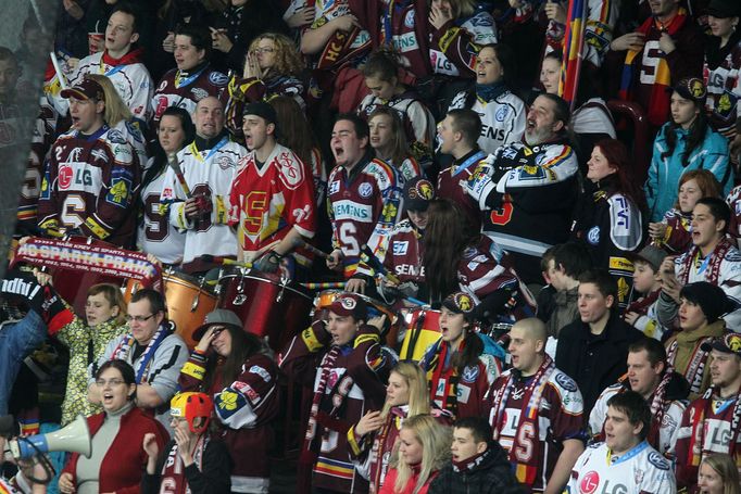 Extraliga, Sparta Praha - Kometa Brno: fanoušci Sparty