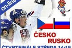 Hokej: Česko - Rusko ON-LINE