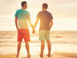 LGBTQ, homosexuál, dovolená, moře