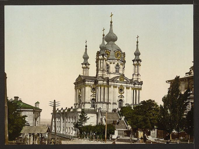 Ukrajina na historických barevných fotografiích z let 1890 - 1900. Fotochromové tisky, Library of Congress