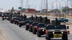 Vojáci v Ciudad Juárez