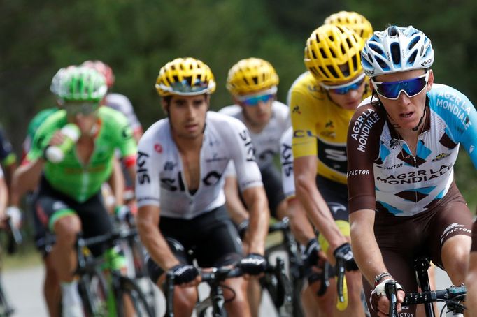 Bardet, Froome a Landa v 18. etapě TdF 2017