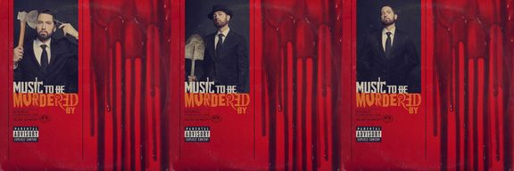 Všechny tři verze obalů alba Music to Be Murdered By.