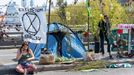 Londýn - Extinction Rebellion. Protesty proti změnám klimatu