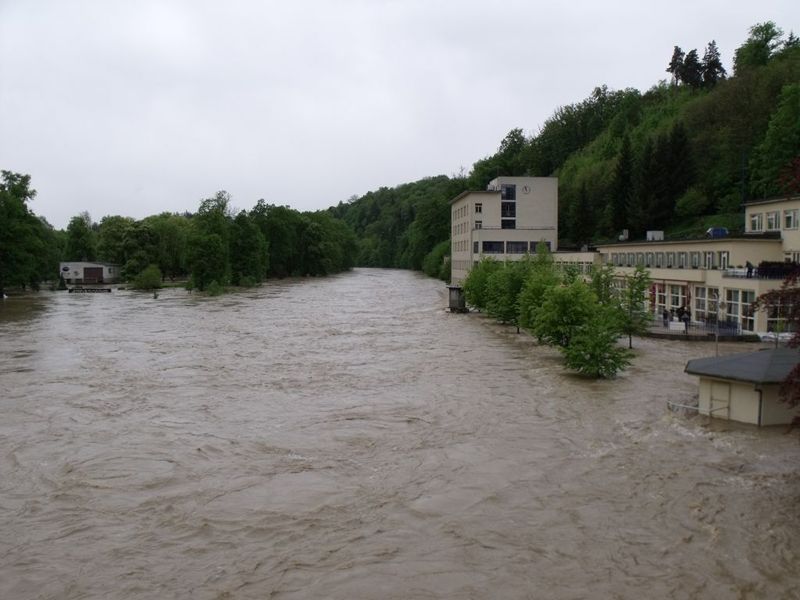 Povodně v Teplicích nad Bečvou - květen 2010