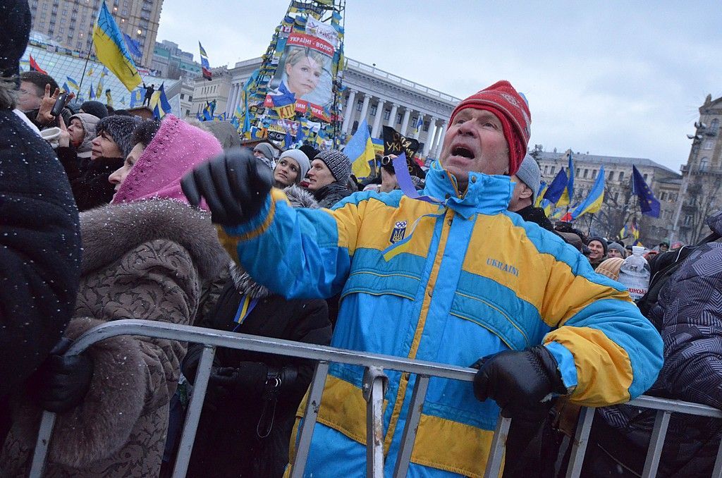 Demonstrace v Kyjevě