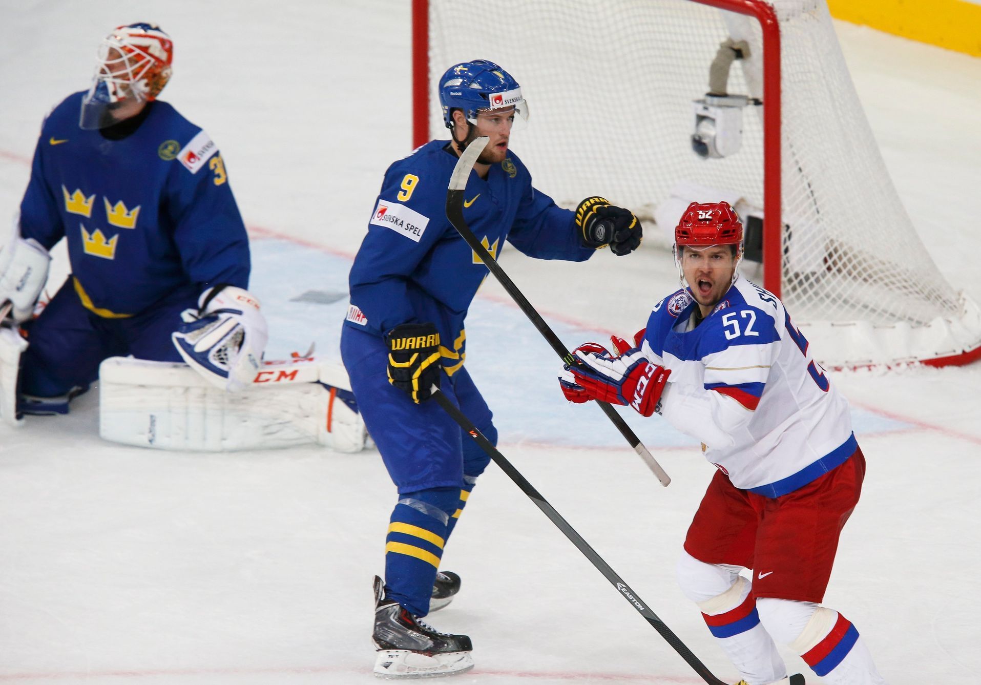 MS 2014,Rusko-Švédsko: Sergej Širokov - Anders Nilsson a Niclas Andersen