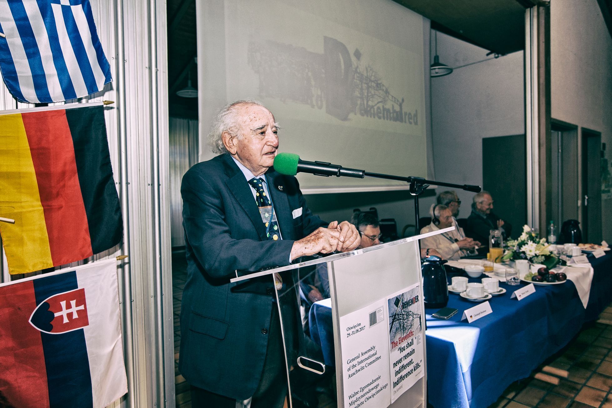 Osvětim, valná hromada Mezinárodního osvětimského výboru, Auschwitz-Birkenau, 29. srpna 2017