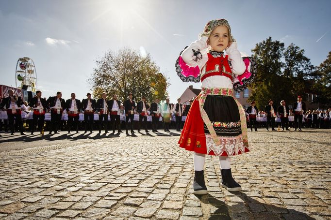 Tradiční Vracovské hody s věncem a kačerem, říjen 2021