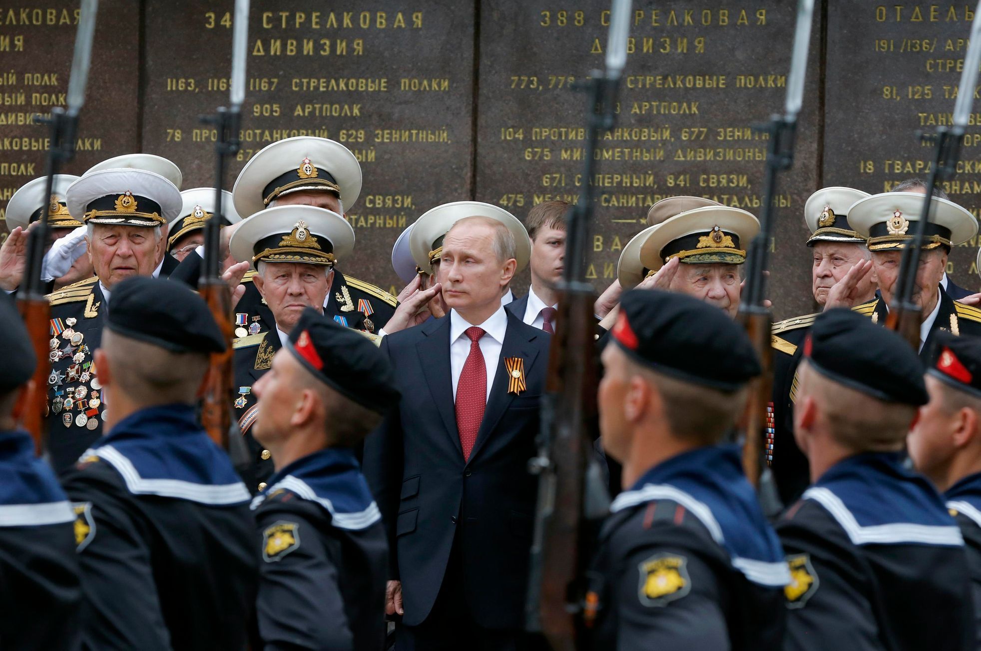 Vladimir Putin v Sevastopolu.