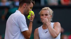 Kateřina Siniaková a Sem Verbeek, Wimbledon 2025