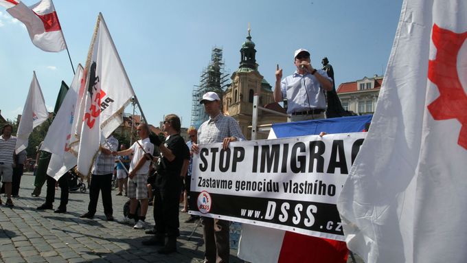 Xenofobně zaměřených demonstrací v Česku proběhlo během posledních týdnů několik.