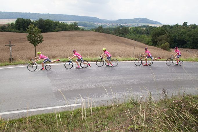 Koloběžkáři na Giro d'Italia