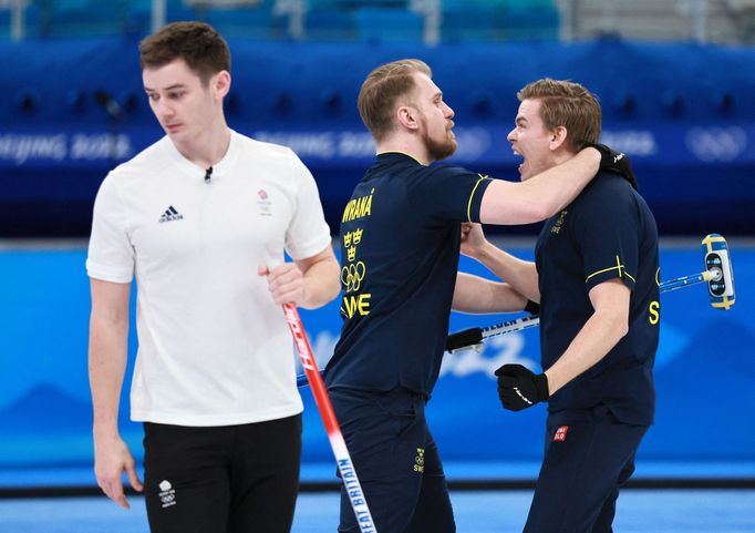 Radost Švédů z olympijského zlata.