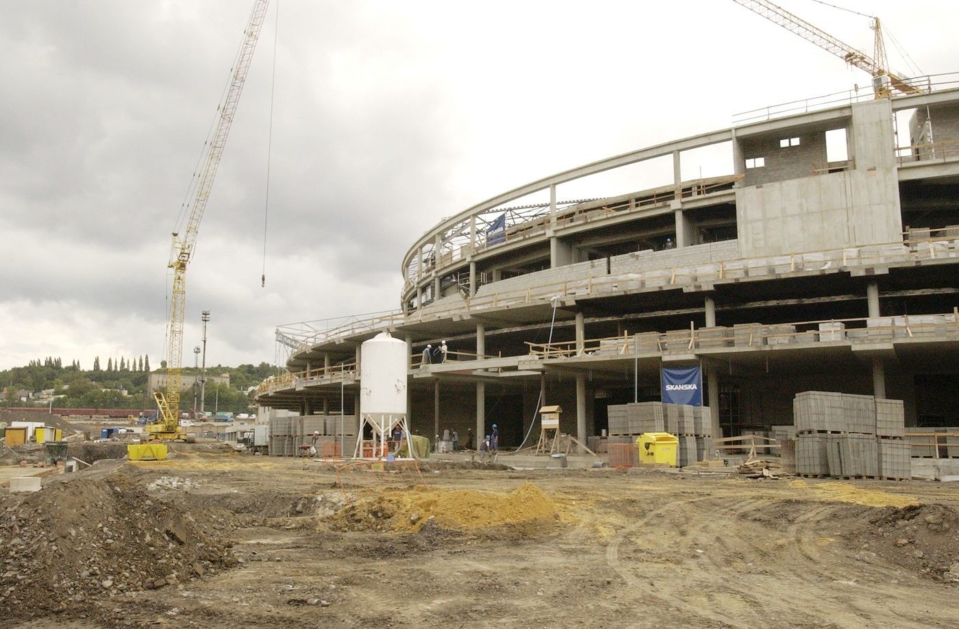 Stavba Sazky arény, Stavba O2 arény, Sazka aréna, O2 aréna, Praha, Domácí, MS v hokeji 2024