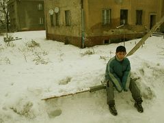 Romský kluk v Ostravě - Liščině
