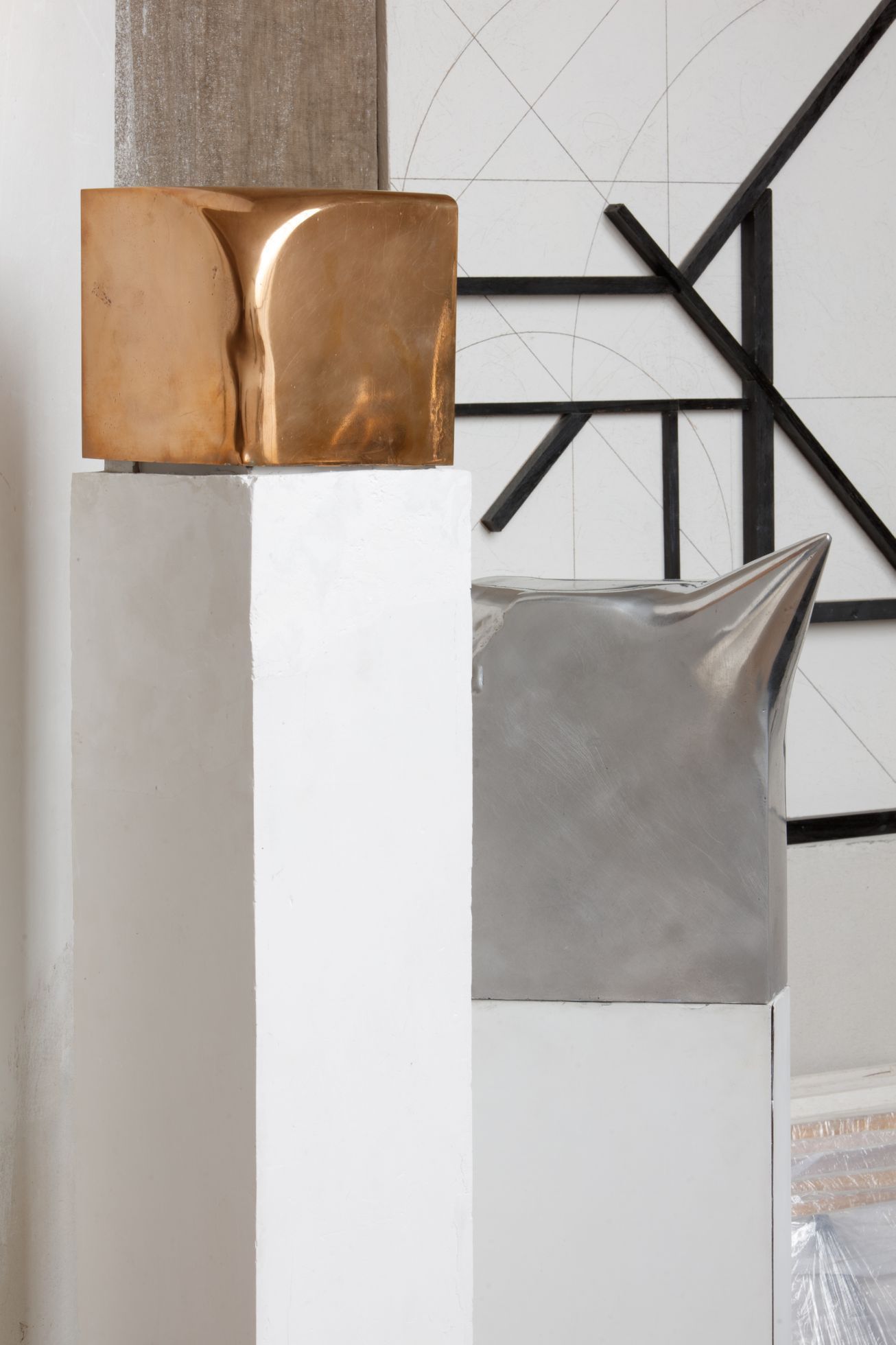 Snímek z ateliéru Stanislava Kolíbala