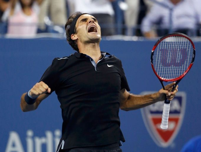 Roger Federer na US Open 2014