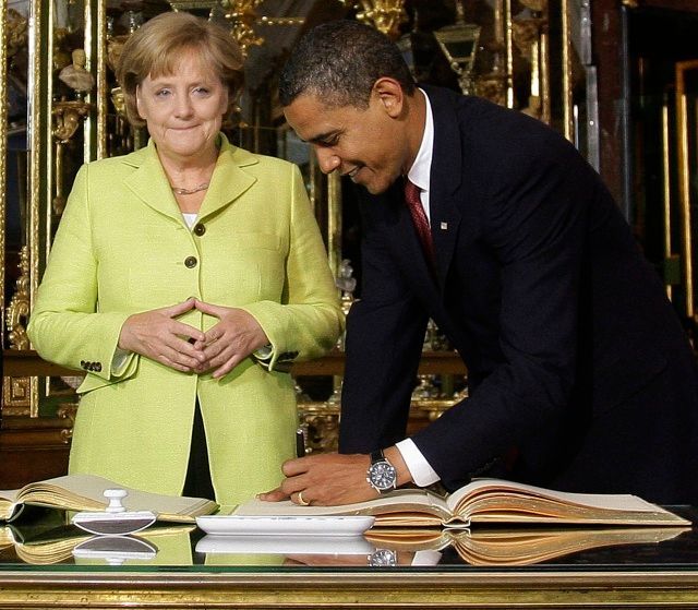 Obama v Německu