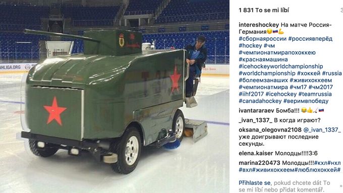 Rusové ukázali údernější rolbu pro hokej a Finové hrají pod psa. Sledujte Hokejový sociál