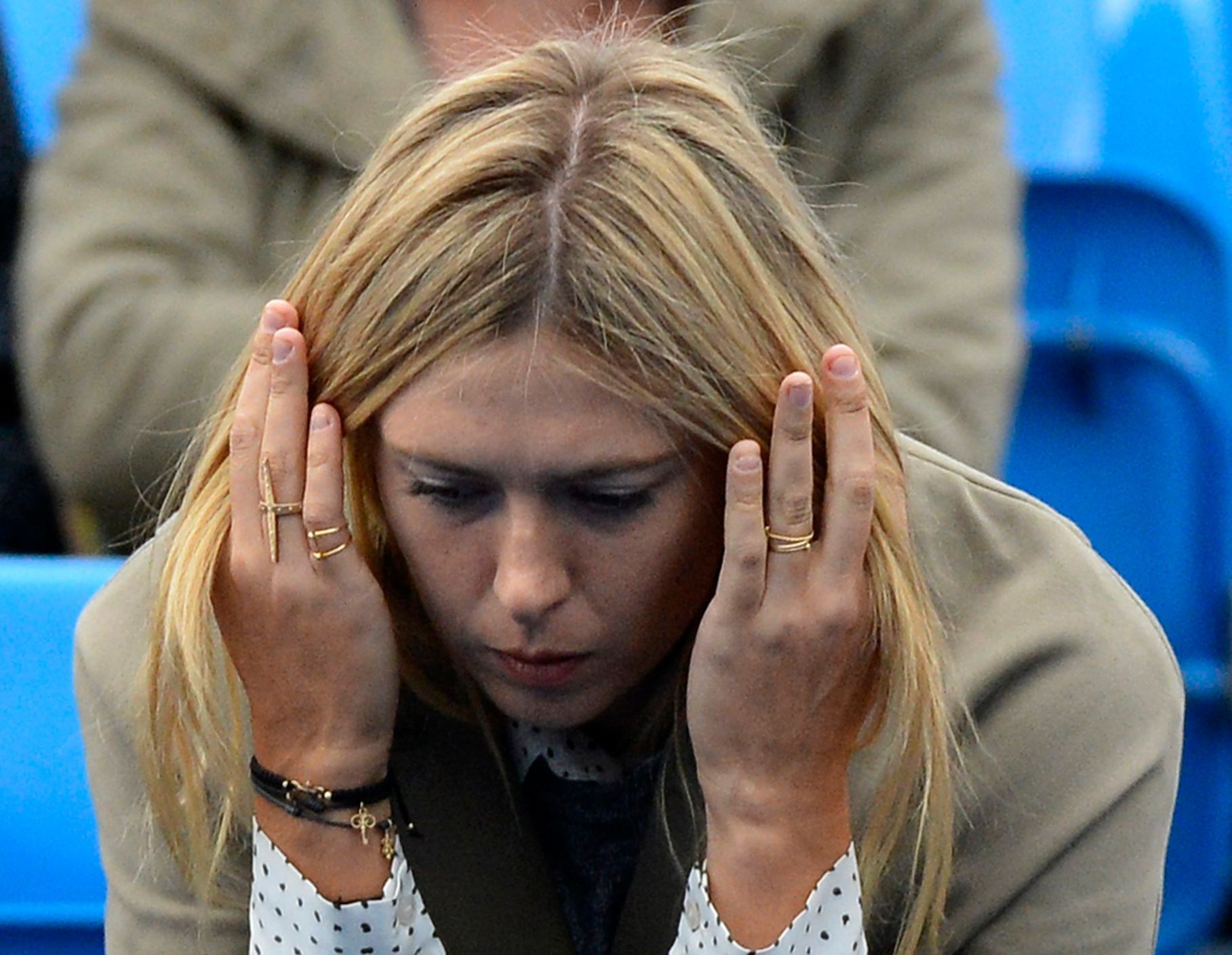 Maria Šarapovová na tenisovém turnaji v Londýně