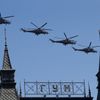 Vojenská přehlídka v Moskvě k výročí druhé světové války 9.5. 2016