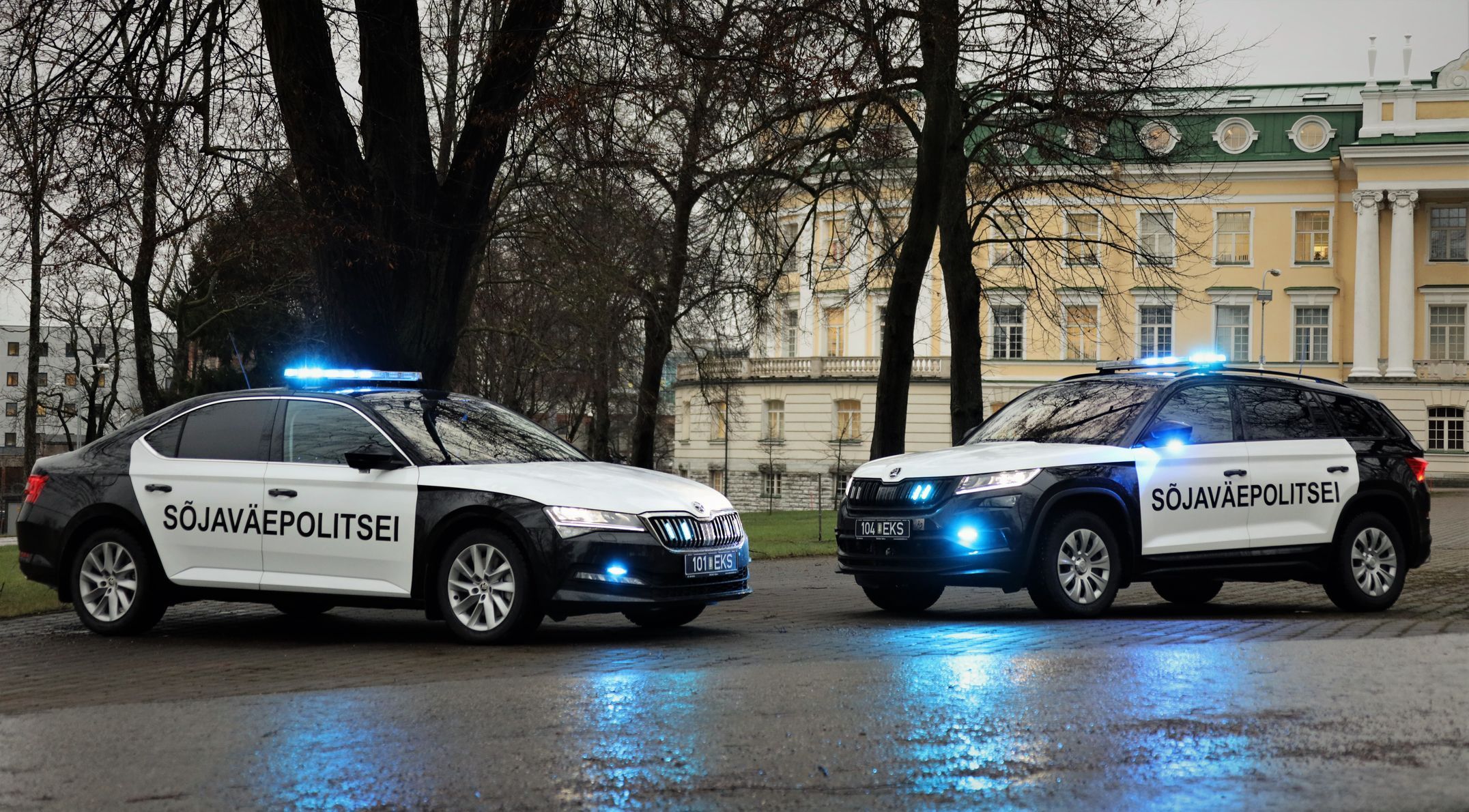 Škoda estonská policie