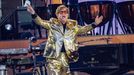Elton John na festivalu Glastonbury.