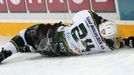 Hokejista klubu HC Energie Karlovy Vary Michal Gulaši v prvním kole hokejové Tipsport extraligy 2012/13 se Spartou Praha.