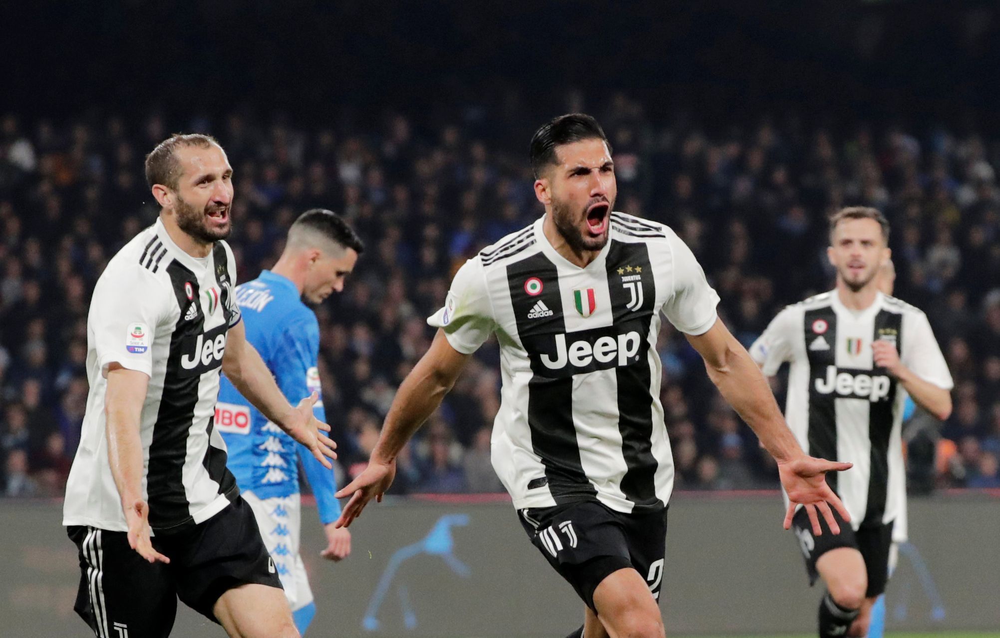 Emre Can slaví gól Juventusu
