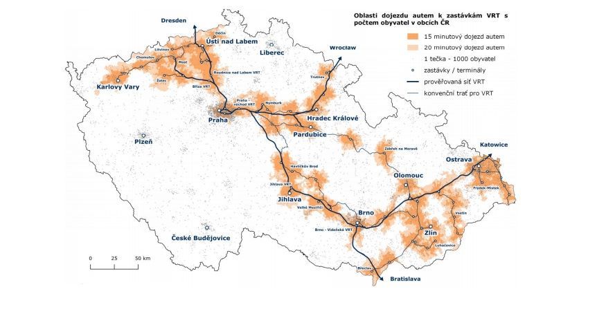 Vysokorychlostní železnice v ČR-plány