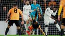 Soccer Football - Europa League - Group L - Wolverhampton Wanderers v Slovan Bratislava - Molineux Stadium, Wolverhampton, Britain - November 7, 2019  Slovan Bratislava's