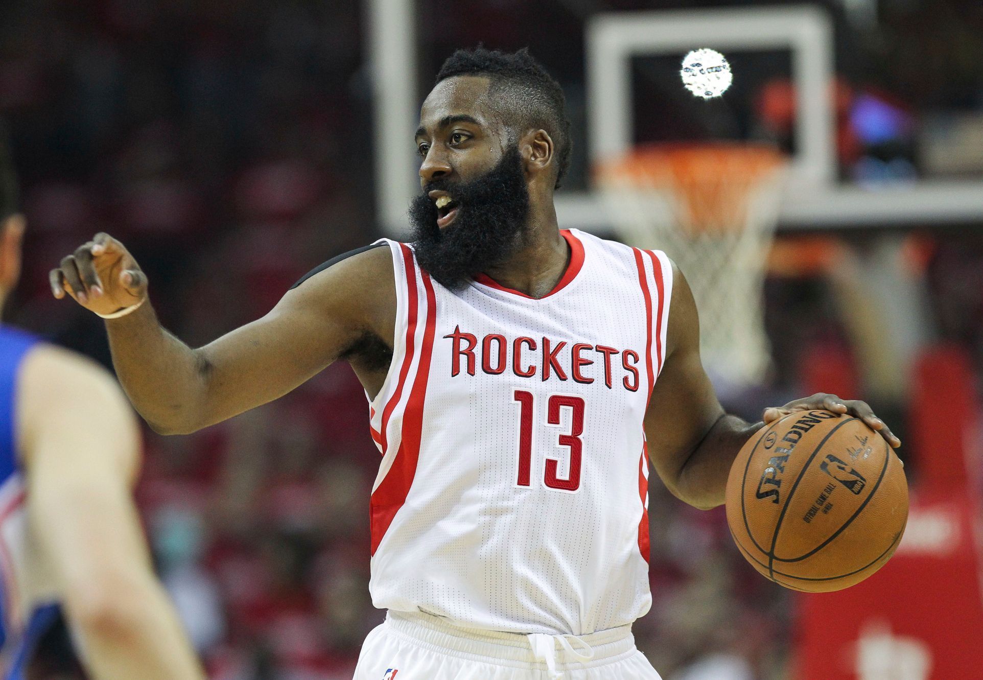 NBA: Playoffs-Los Angeles Clippers at Houston Rockets (Harden)