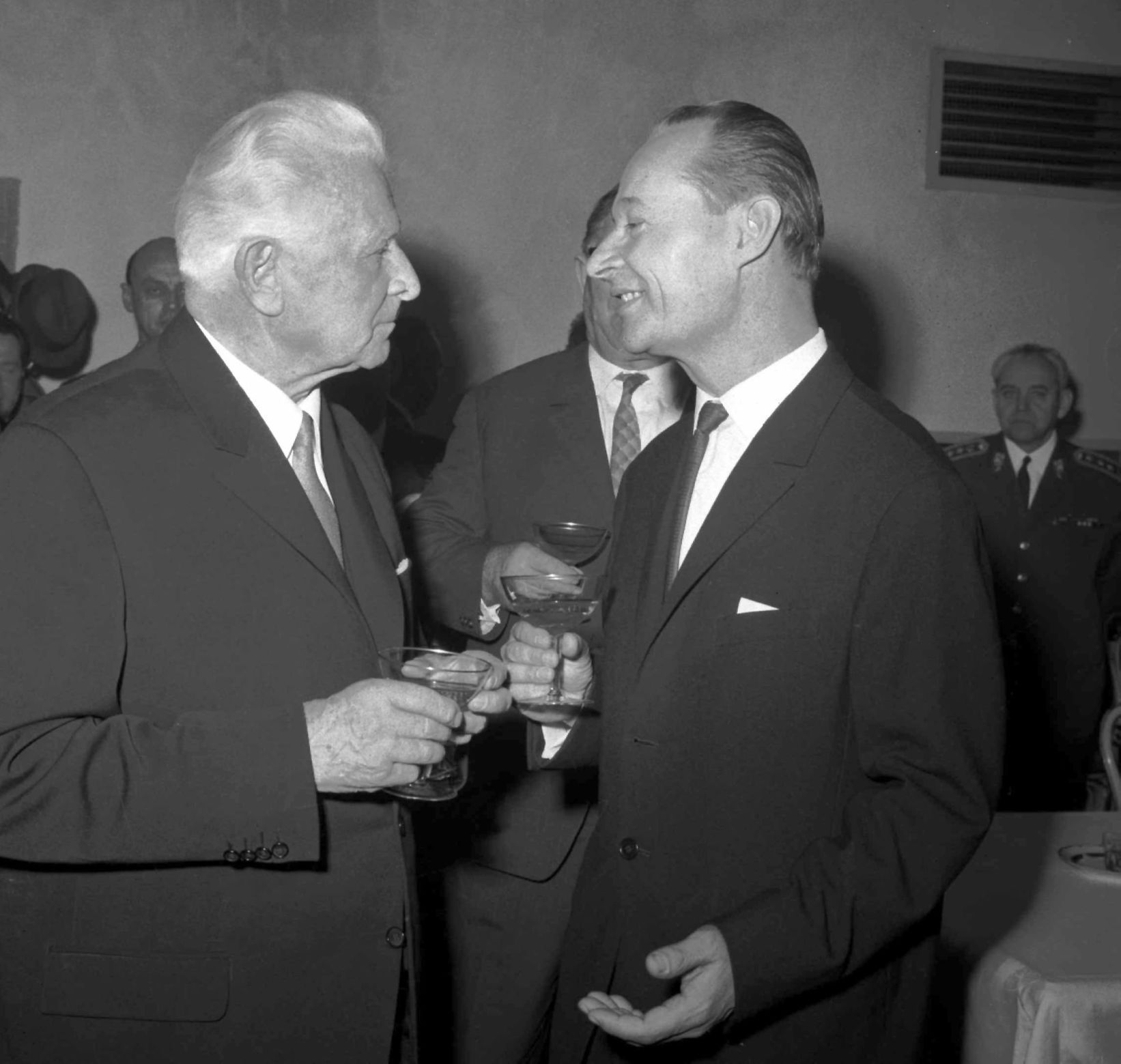 Ludvík Svoboda a Alexandr Dubček, 1968