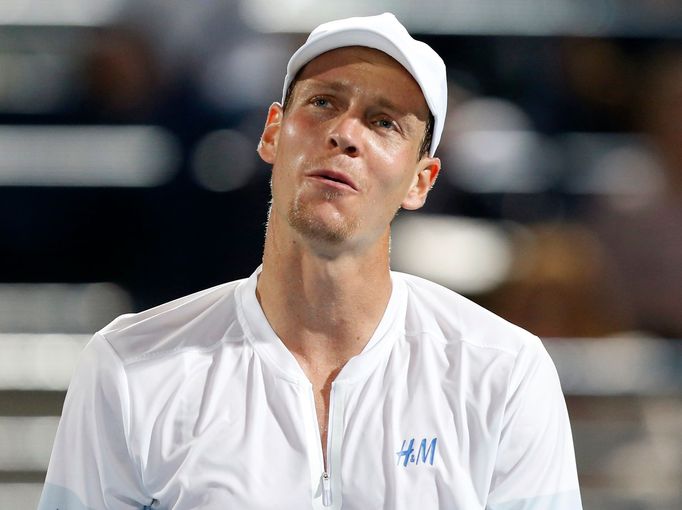 Tomáš Berdych na turnaji v Dubaji 2014