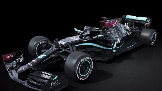 Nové zbarvení Mercedesu pro sezonu 2020