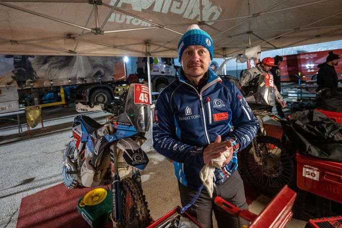 David Pabiška před Rallye Dakar 2024