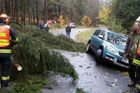 Dopravní nehoda u obce Mutkov na Olomoucku.