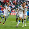 Euro 2016,Česko-Chorvatsko: Tomáš Necid slaví gól z penalty na 1:2