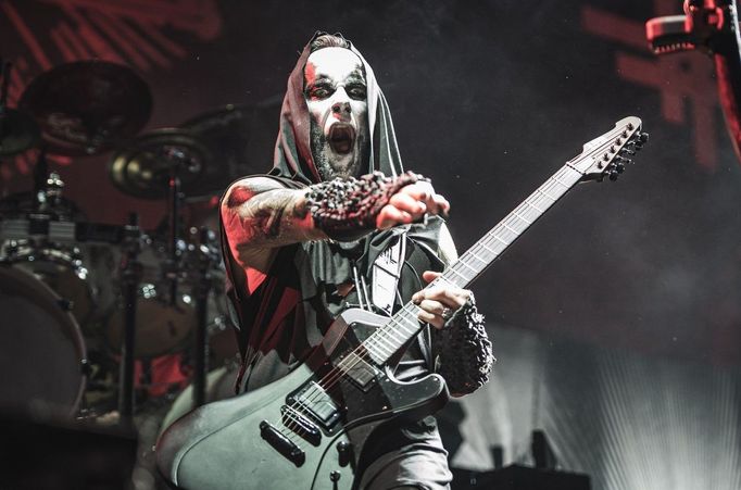 Adam Darski známý jako Nergal z polské metalové kapely Behemoth