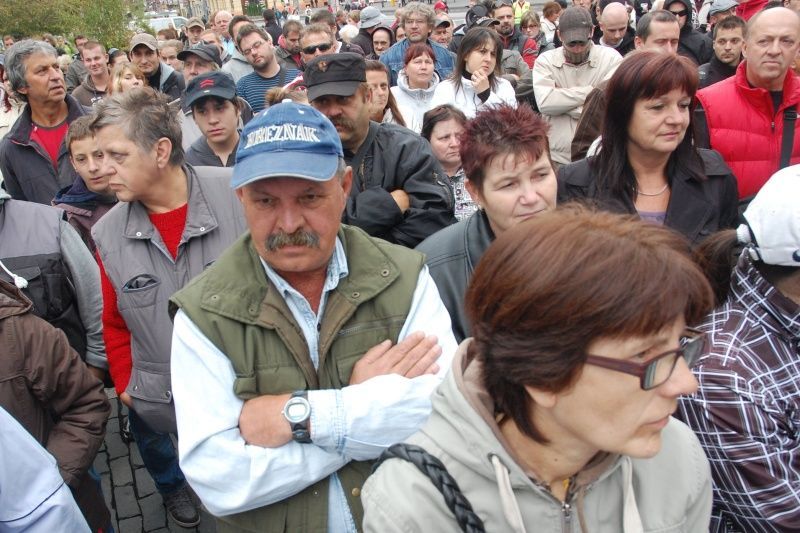 Demonstrace proti Romům v Ústí nad Labem