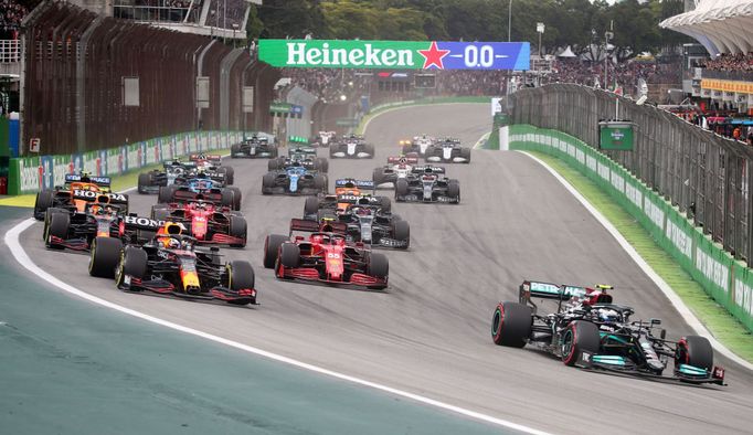 Start Velké ceny Brazílie F1 2021