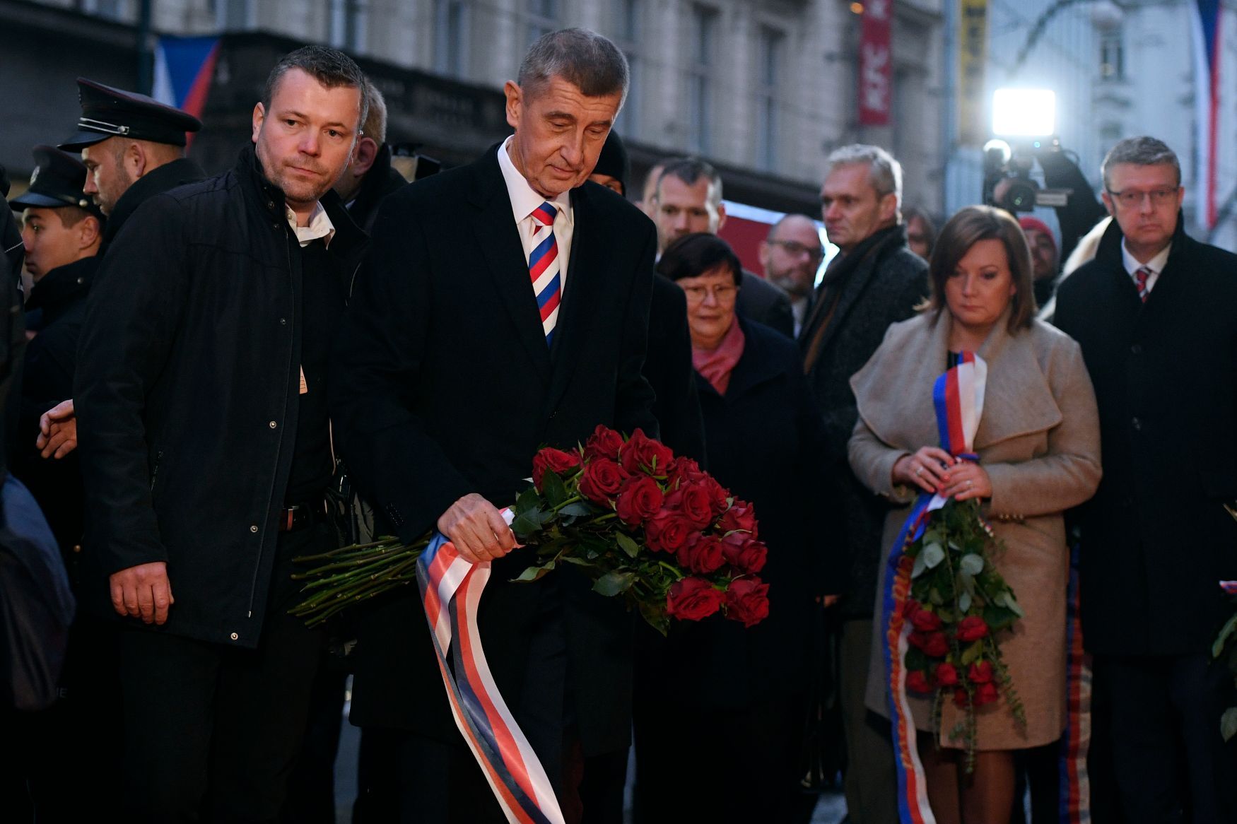 Andrej Babiš na Národní třídě