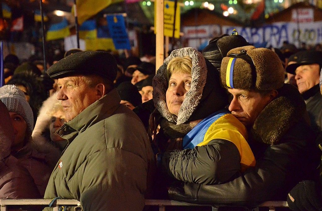 Demonstrace v Kyjevě