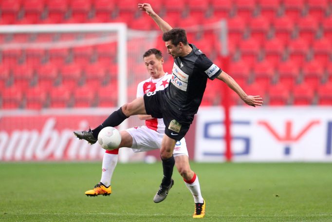 SL, Slavia-Jablonec: Jan Bořil - Michal Trávník